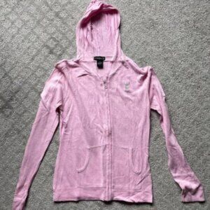 VINTAGE PLAYBOY RARE zip up pink vintage playboy zip sweatshirt sweater size M
